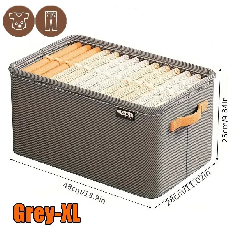 Foldable Wardrobe Storage Boxes – Small Apartment Organizer