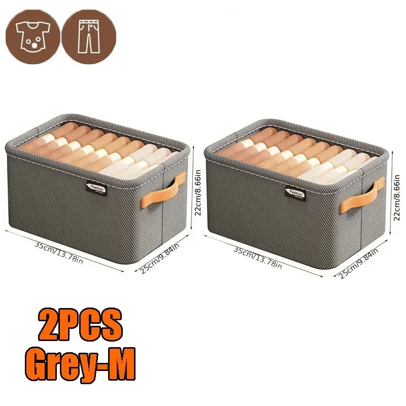 Foldable Wardrobe Storage Boxes – Small Apartment Organizer