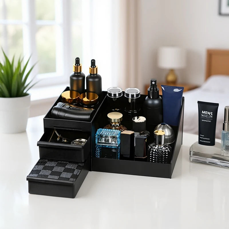 Men’s Cologne Organizer with Drawers