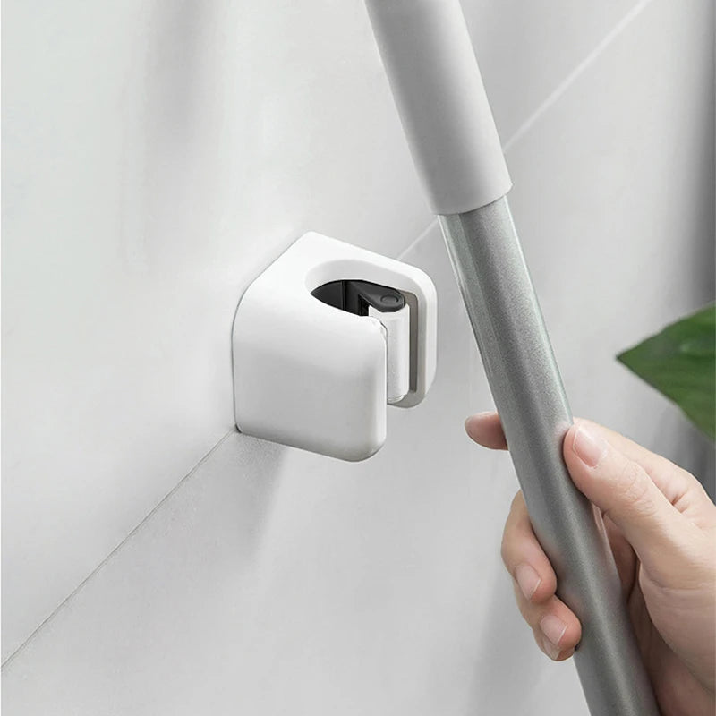 No-Drill Wall Mop Clip Holder
 Your Home™
