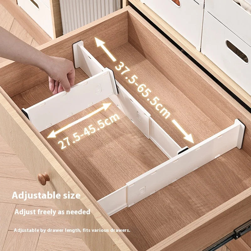 Adjustable Drawer Dividers – Expandable Organizers for Clothes, Underwear, Socks & Kitchenware – Durable PP Partition Boards  Your Home™