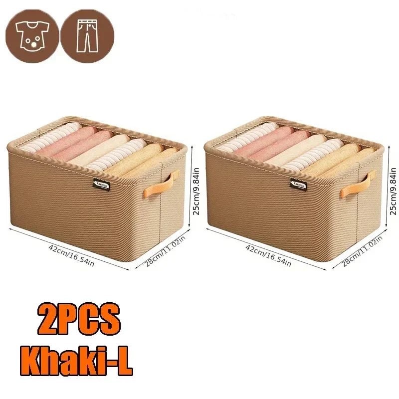 Foldable Wardrobe Storage Boxes – Small Apartment Organizer