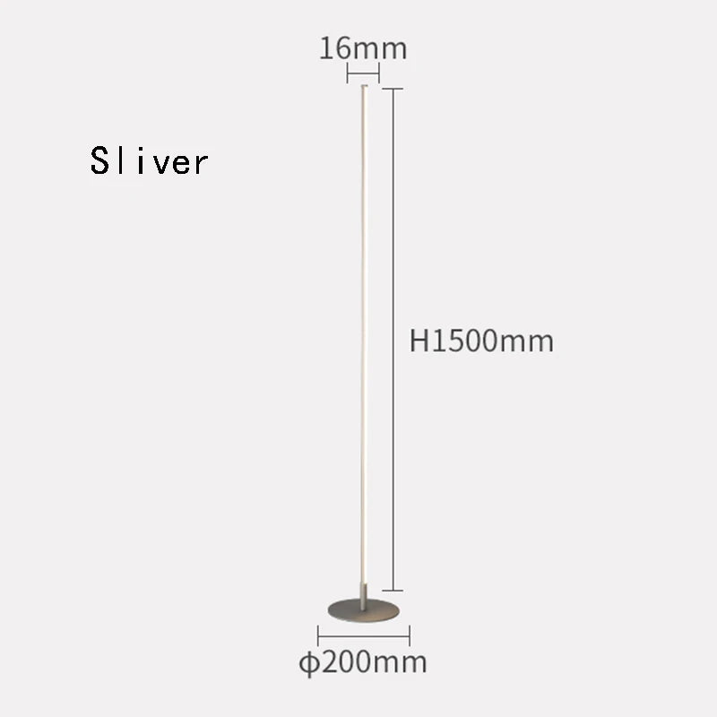 LunaGlow Lamp – Nordic Minimalist Gold Floor Light
