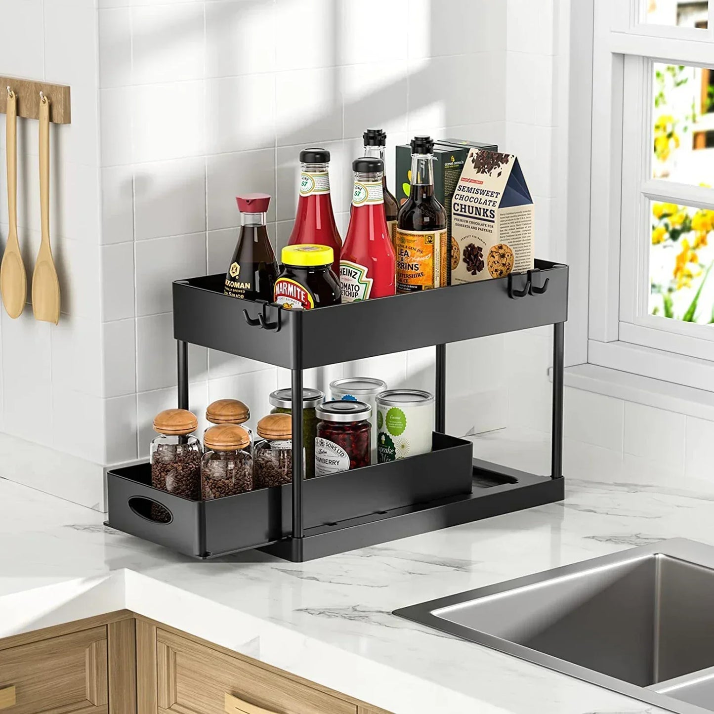 2-Tier Pull-Out Under Sink Organizer