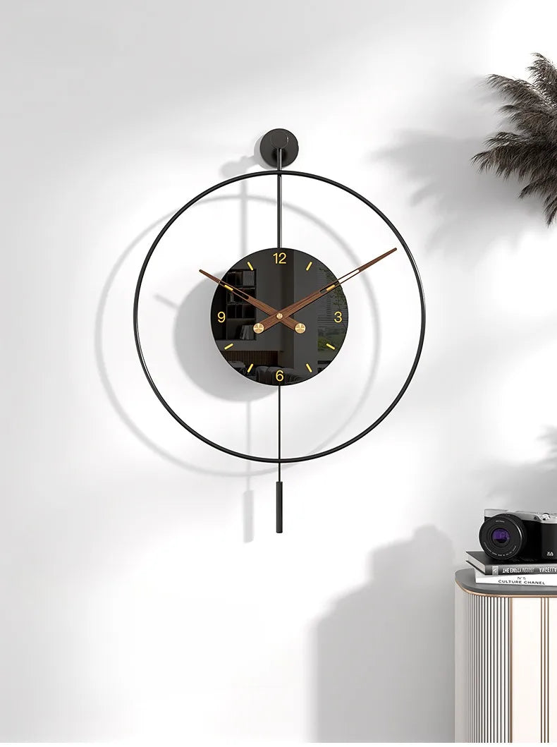 Eclipse Wall Clock – Silent Luxury Home Decor