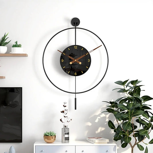 Eclipse Wall Clock – Silent Luxury Home Decor