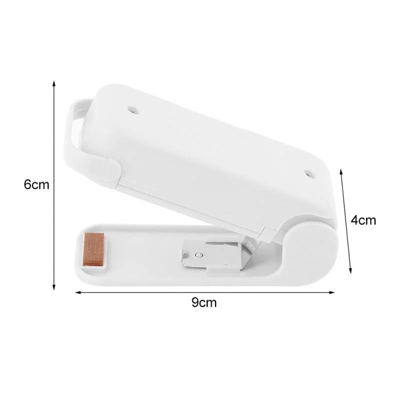Mini Heat Sealing Machine for Food Bags – Portable Handheld Plastic Bag Sealer