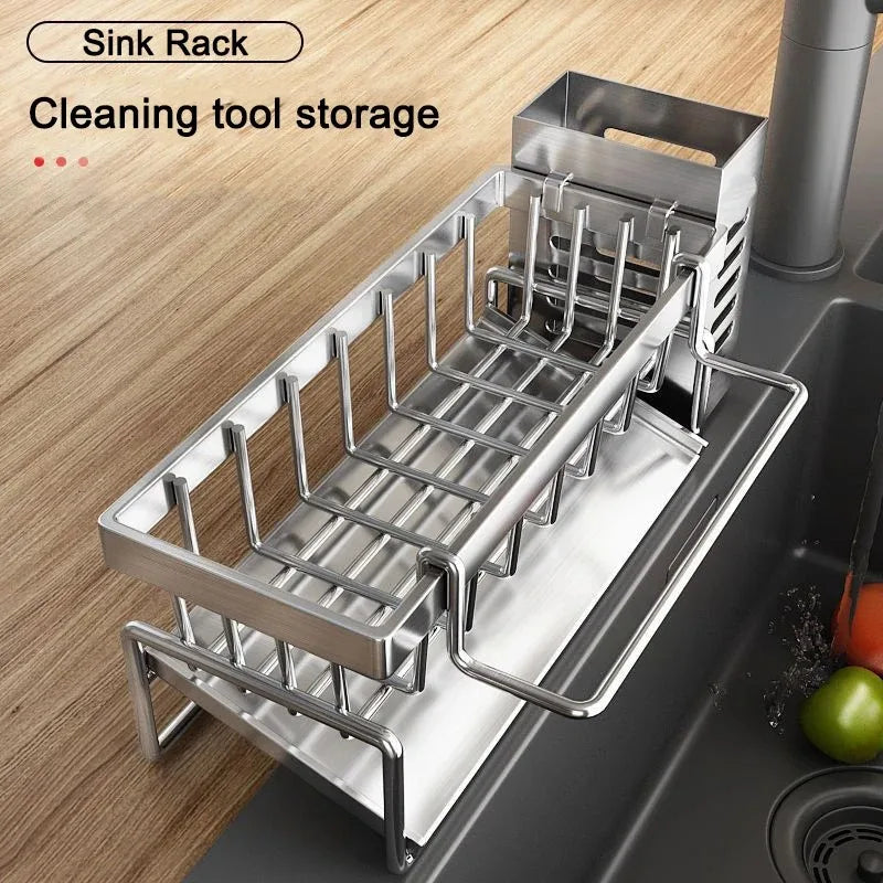 Stainless Steel Sink Organizer Rack