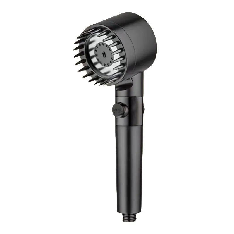 3-Mode High-Pressure Shower Head with Built-In Massage Brush & Filter