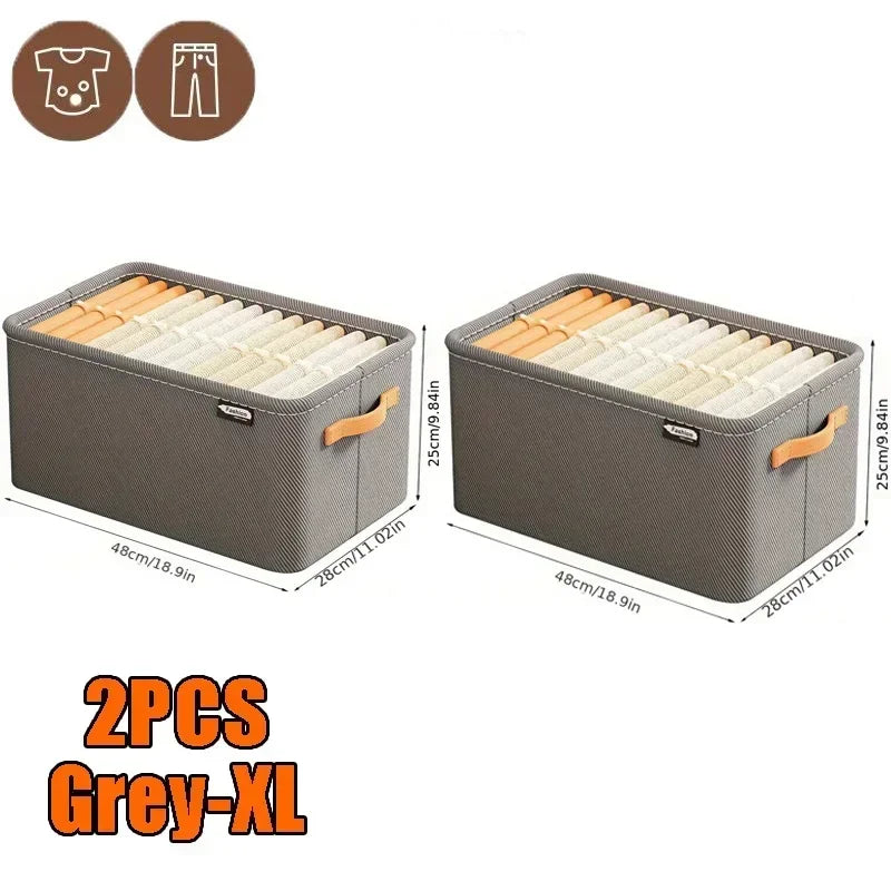 Foldable Wardrobe Storage Boxes – Small Apartment Organizer