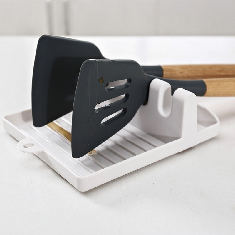 Kitchen Spoon & Lid Holder Tray