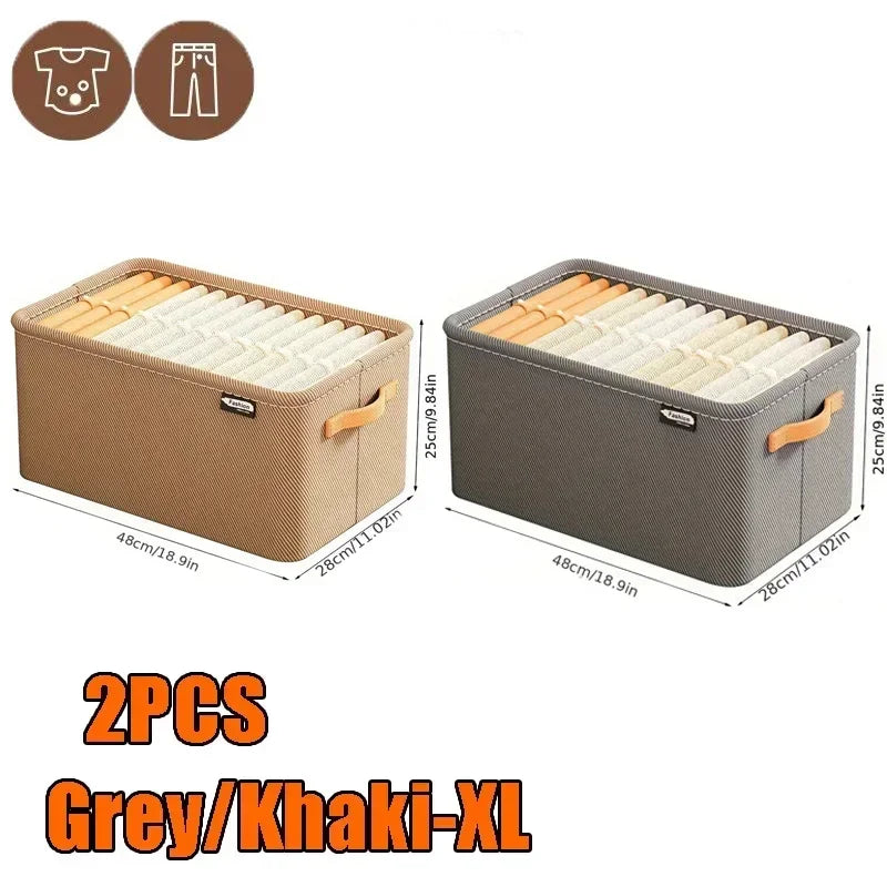 Foldable Wardrobe Storage Boxes – Small Apartment Organizer
