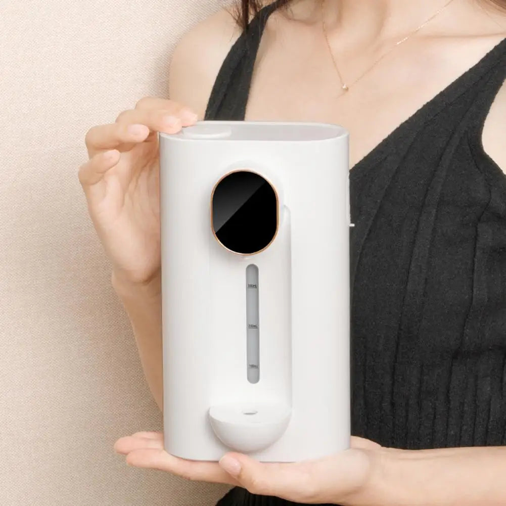 Smart Wall-Mounted Mouthwash Dispenser with LED Display — Automatic Induction Oral Rinse Machine