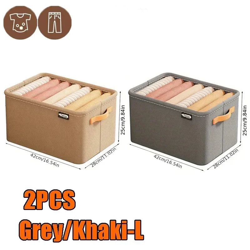 Foldable Wardrobe Storage Boxes – Small Apartment Organizer